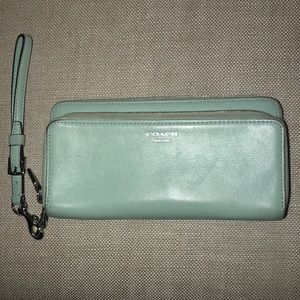 Coach Leather Accordion Wallet